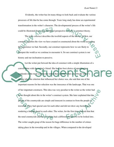 Kellys Theory of Personality