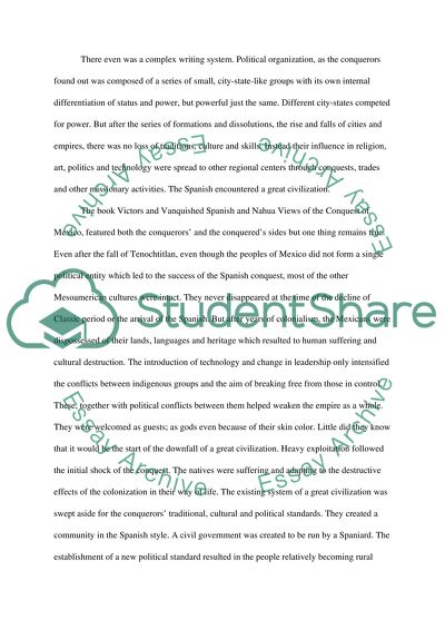 Effects of the Differences of Technology and Leadership Have On the Conflict in Mesoamerica