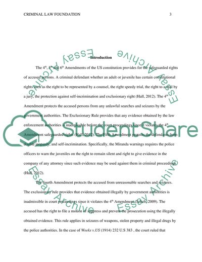 Criminal Law Foundation