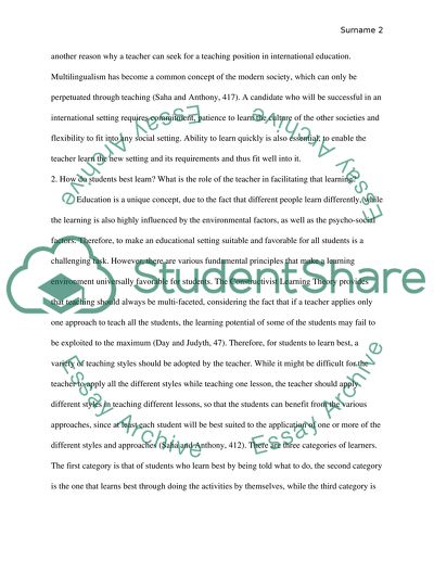 Personal Statement