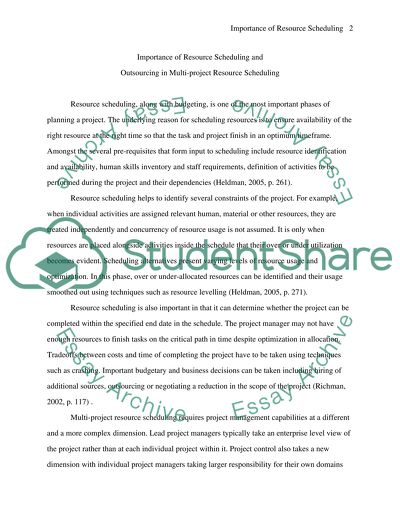 Project Management - Scheduling, Resources, and Budgeting (U3DB)