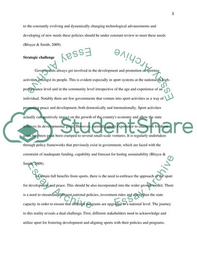 Sports Ethics and Sport Policy