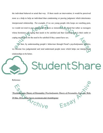 Psychodynamic Personality Theories Overview