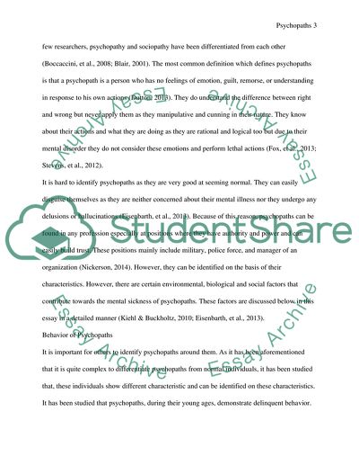 Why Individuals Become Psychopaths