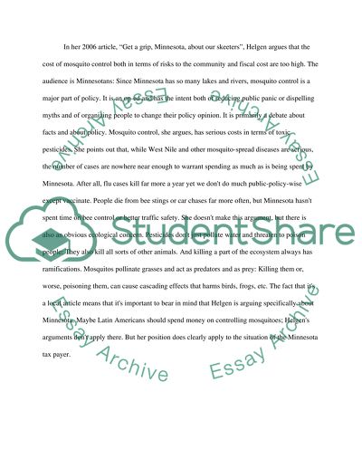 Get a grip, Minnesota, about our skeeters