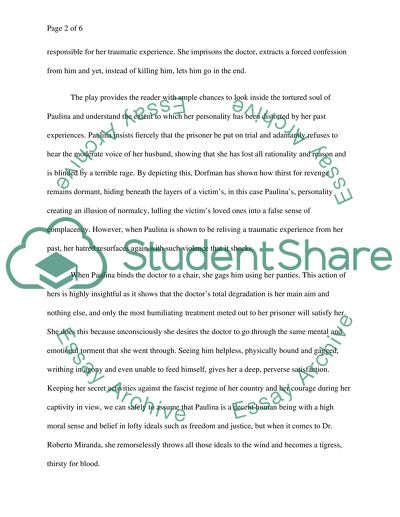 Quest For Vengeance And Distorted Personalities