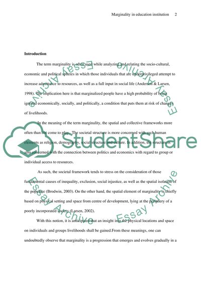 educational institutions essay