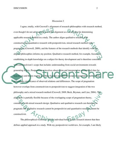 Phd education /research class dis 2
