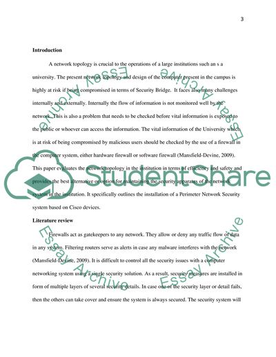 Network Security System