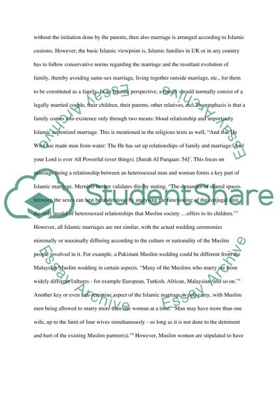 Islamic Marriages in the United Kingdom