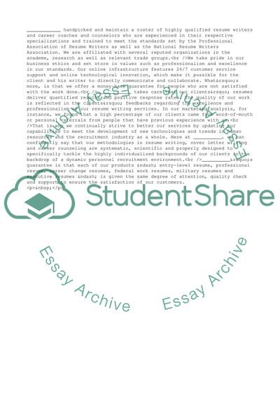 Web Content for Landing Pages and Recruitment Documents