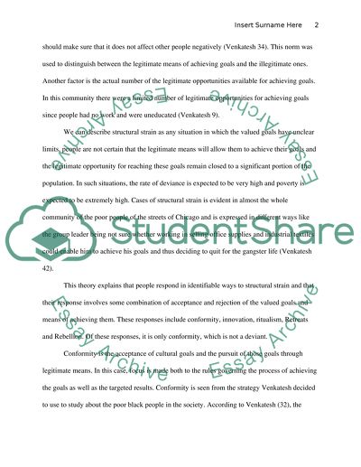 Mertons Strain Theory