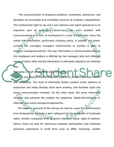 Managing the employment relationship