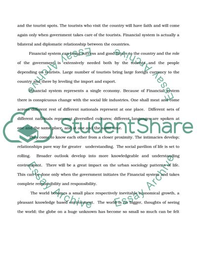 Financial Systems and Government