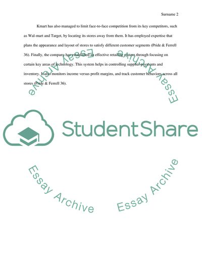 A Turnaround Strategy of Kmart Company