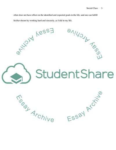 Social Class Background