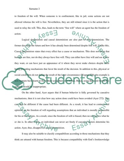 Libertarian vs Determinism