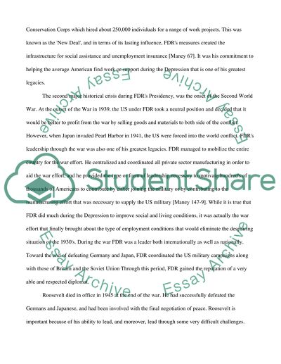 Position Paper 1: Most Influential Person in American History Since 1900