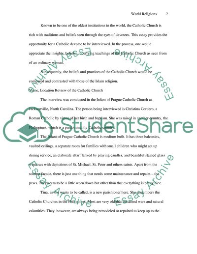 The Catholic Faith With Contrasting Facts on Islam Religion