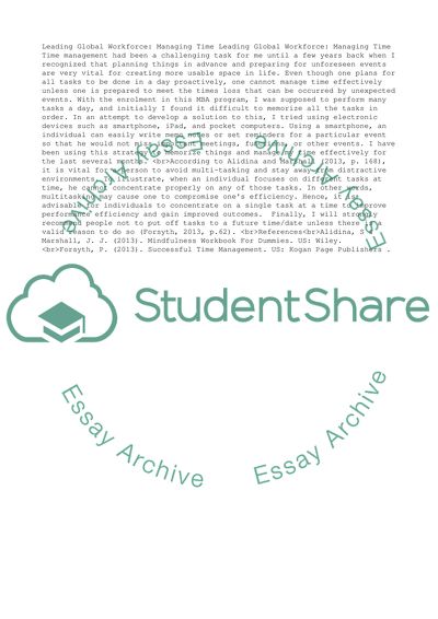 Leading Global Workforce