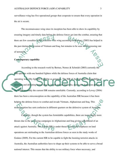 Evolution of ISR Capability in Australia