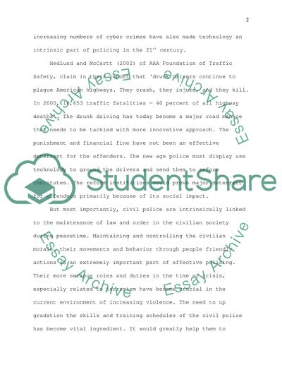 Future Trends Influencing Police