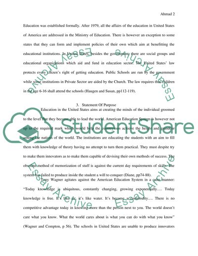 American Education on the Decline