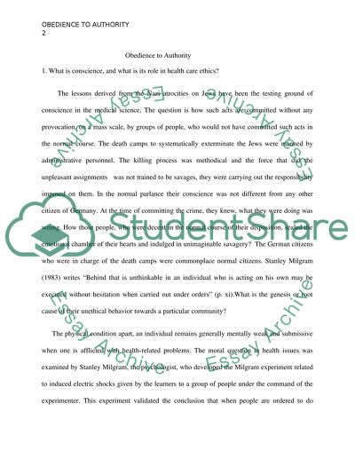 The Role of Conscience in Health Care Ethics