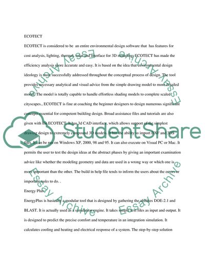 Comparison Between Energy Modeling Soft wares for Sustainable Building Design