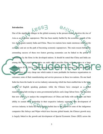 Rivalling India in the Global Sourcing Game