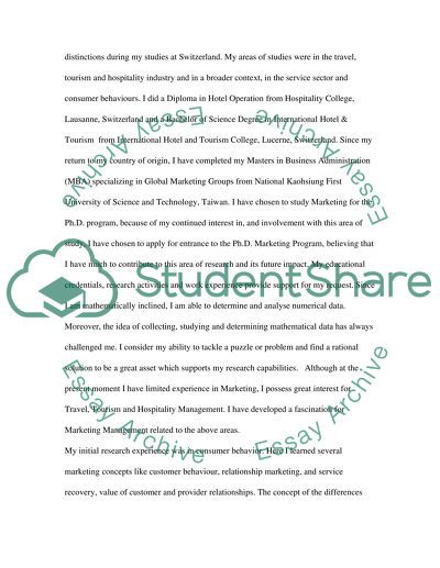 STATEMENT OF PURPOSE