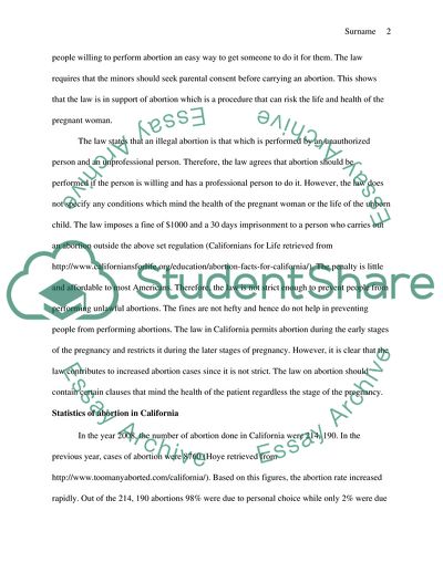 The Statistics on Abortion in California