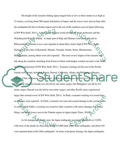 Terrible Japan Earthquake