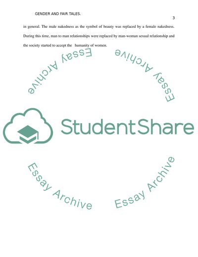 Assignment gender and fairytales