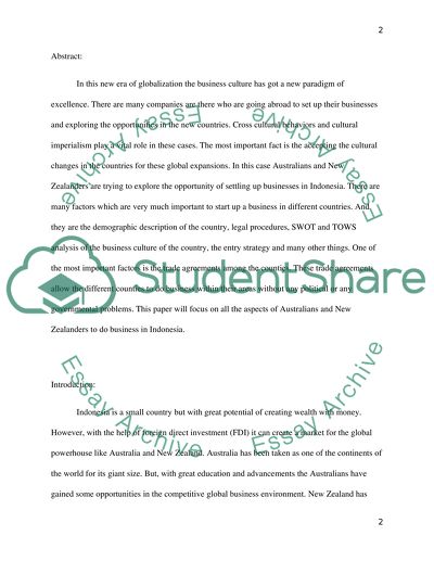 Australia and New Zealand: Doing Business in Indonesia