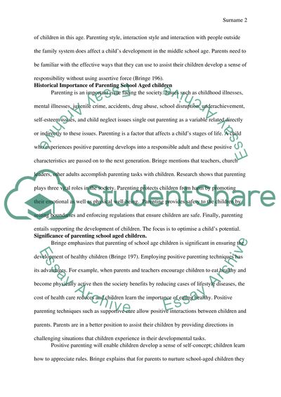 Parenting School-Age Children