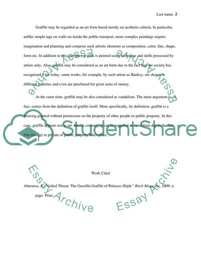 Princess Hijabs Graffiti