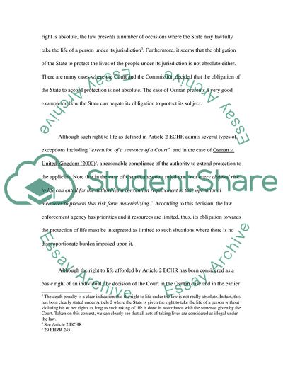 European Convention on Human Rights (ECHR)