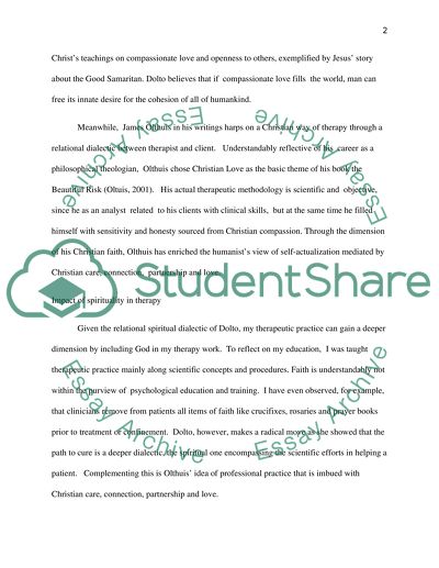 Spirituality in Therapy