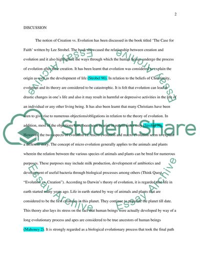 Creation vs. Evolution