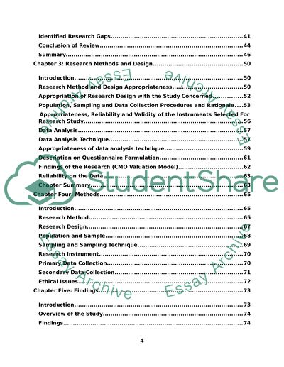 Collateralized Mortgage Obligation Valuation Methods