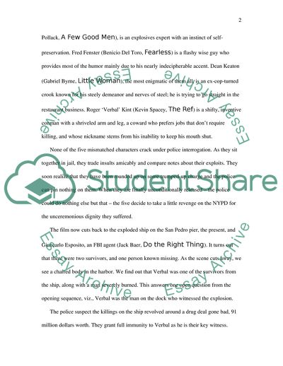 The Usual Suspects by Bryan Singer