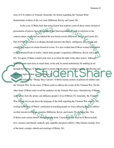 The Things They Carried by Tim OBrien