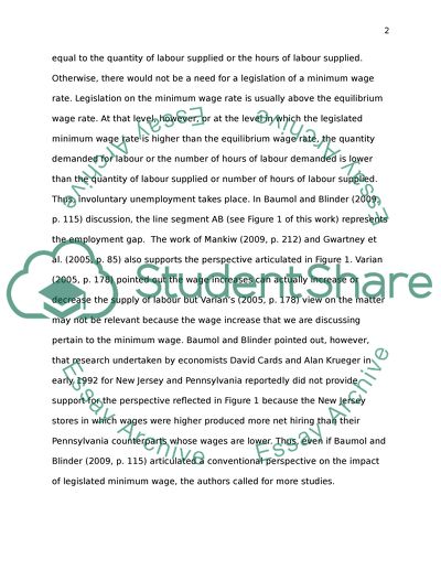 Unemployment In UK and Effect of a Wage Increase