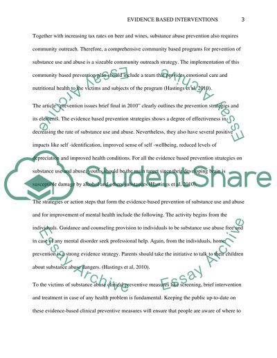 Health Promotion and Evidence Based Practice