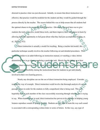 research paper about students' behavior