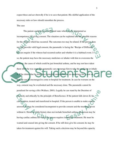 Issues in the Job of a Paramedic