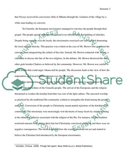 Things Fall Apart by Chinua Achebe