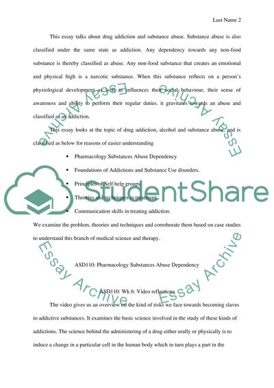 Addictions and Substance Use Disorders