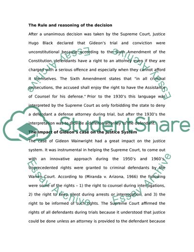 Gideon v wainwright essays for students 08 image